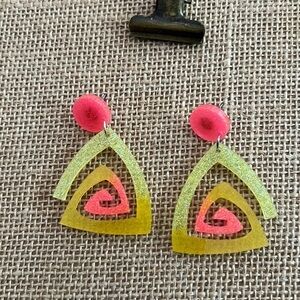 Acrylic earrings